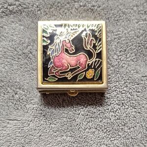 Enamel Unicorn Trinket Box